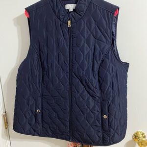 Croft and Barrow Navy Vest